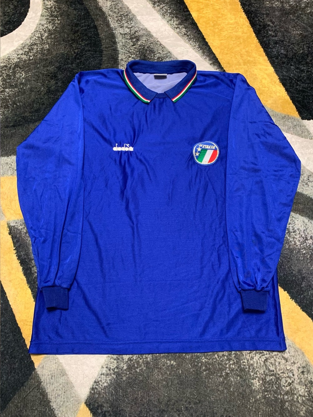 Vintage Italy Soccer Jersey Diadora 1986-1990